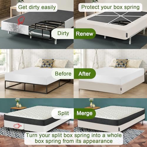 4-9 inch Box Spring Cover with Elastic Fabric