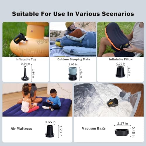 Compact Powerful Air Pump for camping or backyard use