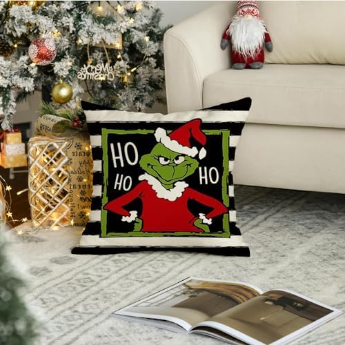 RABUSOFA Christmas Pillow Cover 16x16