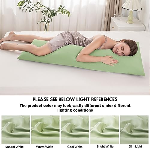 Cooling Bamboo Pillowcase with Zipper for Hot Sleepers