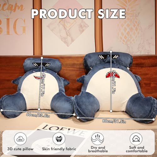 Cute Animal Reading Pillow with Washable Cover