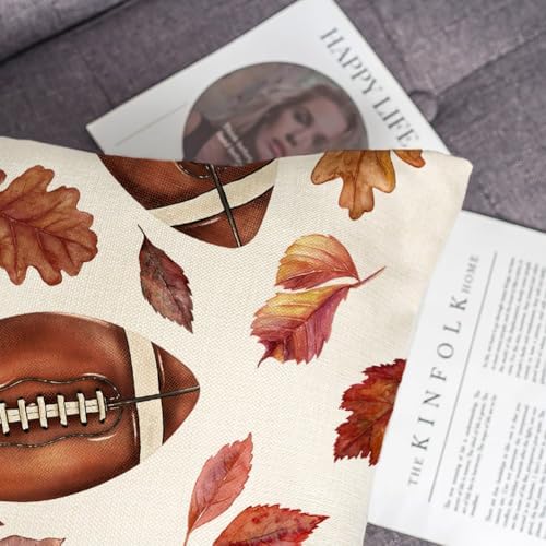 4TH Emotion Autumn Shapes Lumbar Pillow Covers 12x20inch