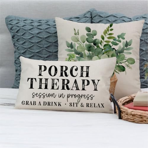PANDICORN Farmhouse Throw Pillow Covers