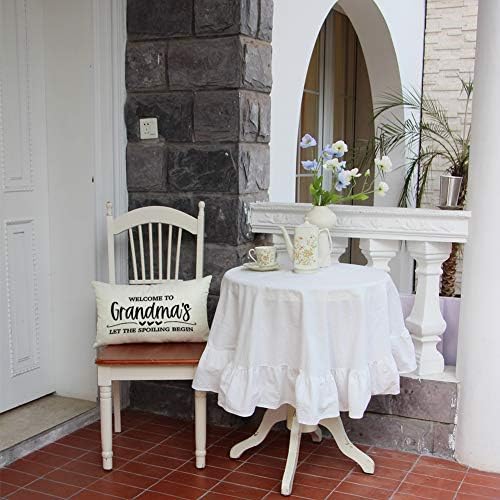 Grandmas Quote Farmhouse Pillow Covers