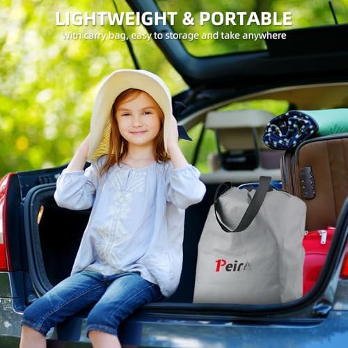 Peirhw Air Mattress Queen with Built in Pump