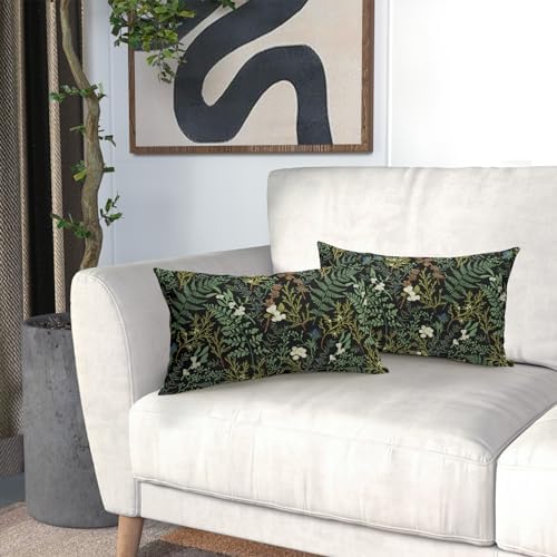 Botanical PRINT Floral Pillow Covers Set of 2
