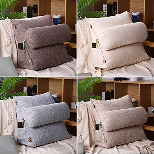 Premium Triangular Car Lumbar Pillow for Back Support Reading