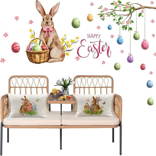 Spring Vintage Easter 12x20 Pillow Covers
