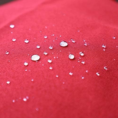 4TH Emotion Waterproof Lumbar Pillow Cover Red Pack of 2