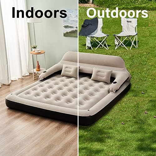 Queen Size Air Mattress Sofa Bed for Family Use