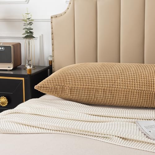 KAIANG Vibrant Cozy 20 x 54 Inch Pillow Covers for Sofa Bedroom