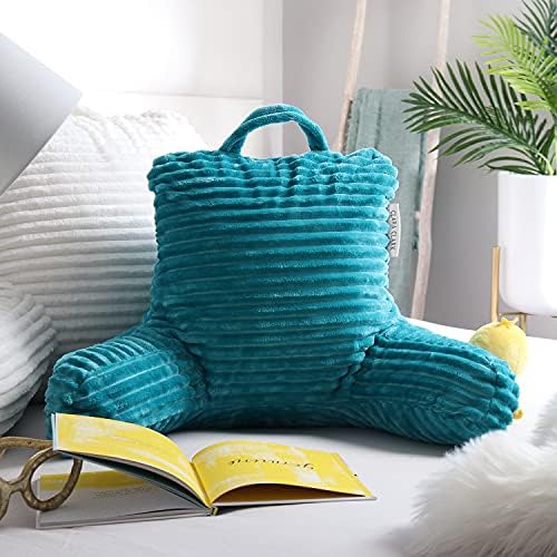 Clara Clark Teal Reading Pillow for Kids