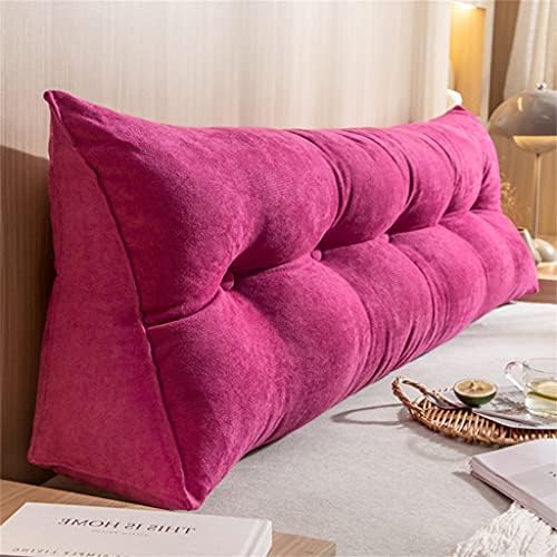 Triangular Fleece Reading Pillow for Headrest Support and Day Use