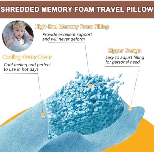 The MIDDLE One Travel Pillow for Kids and Adults