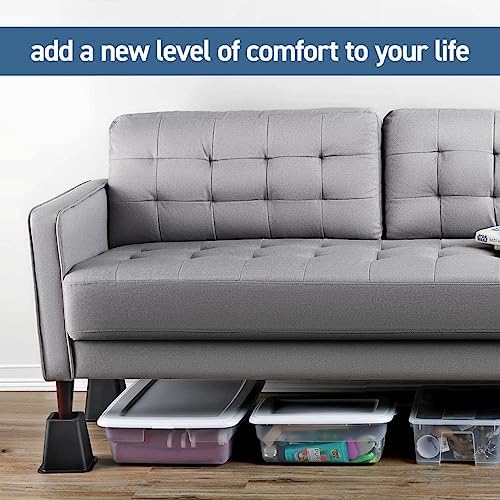 HOME IT 5-6 Inch Heavy Duty Bed Risers 4-Pack
