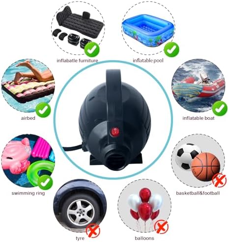 Fast Inflate Electric Pump for Inflatables