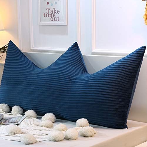 Stylish reading cushion with removable cover for bed or sofa