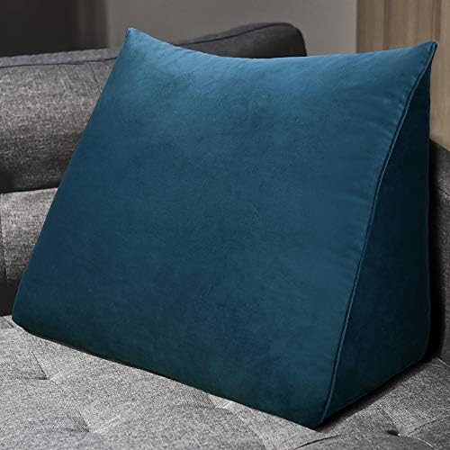 Ergonomic Triangular Pillow for Reading and Bed Rest