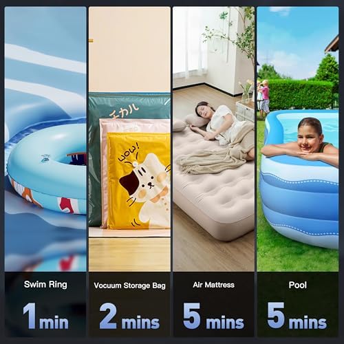 Compact Portable Air Pump for Inflatables