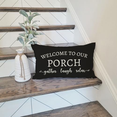 Cozy Farmhouse Porch Pillow Covers
