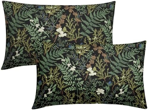 Botanical PRINT Floral Pillow Covers Set of 2