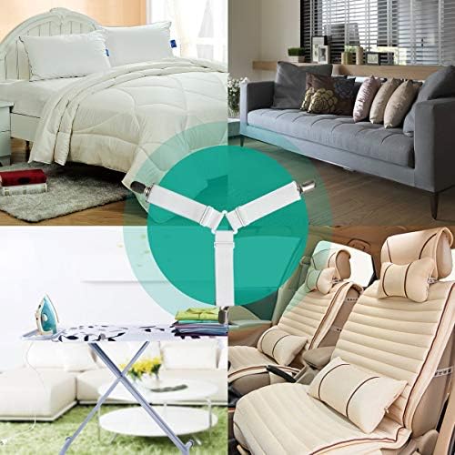 RayTour Bed Sheet Holder Straps with Clamps