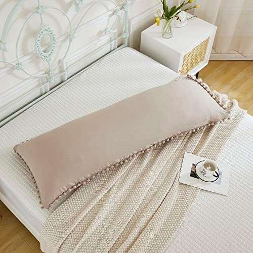 Move Over Taupe Body Pillow Cover