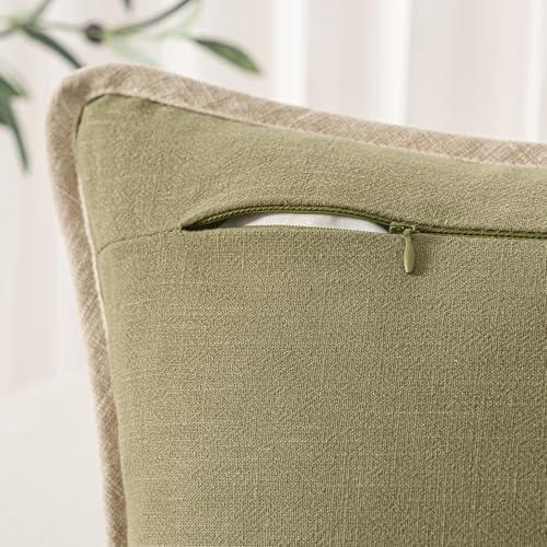 Sage Green Decorative Throw Pillow Covers