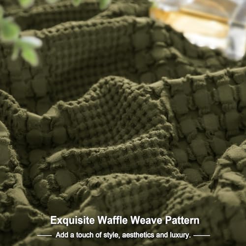 PHF 100 Cotton Waffle Pillowcase with Zipper 20x54