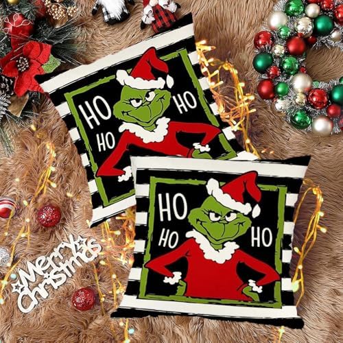 RABUSOFA Christmas Pillow Cover 16x16