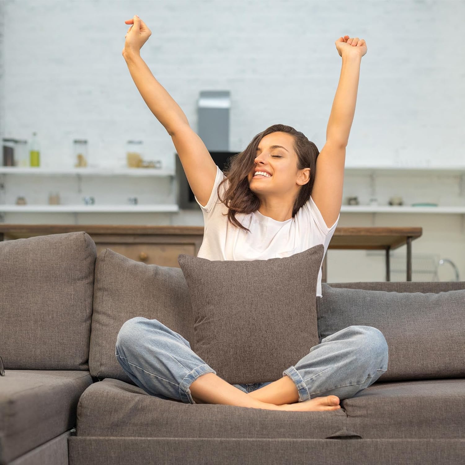 Chic Decorative Pillow for Sofa Bedside or Living Room